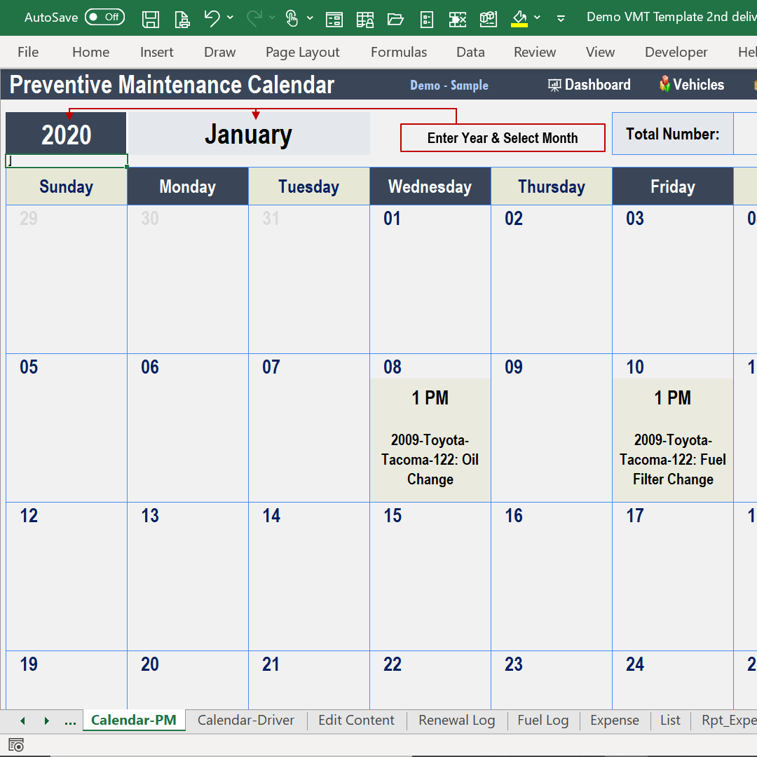 DesignVAT Excel Inventory Tracking Spreadsheet