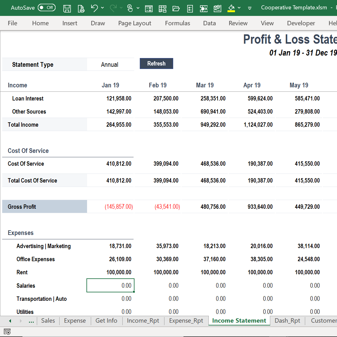 DesignVAT Microsoft Excel Savings Spreadsheet